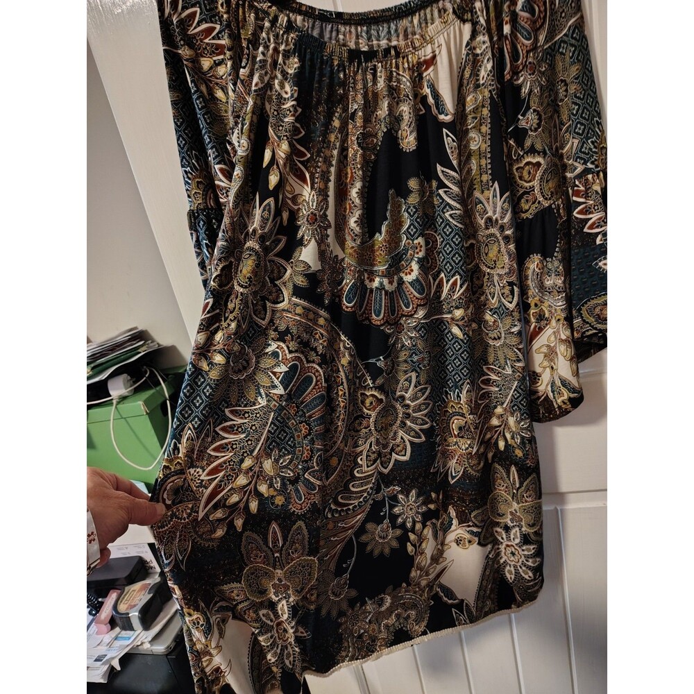 Chico's  Multicolor Paisley Dress VC1302 Women's Regular Size M